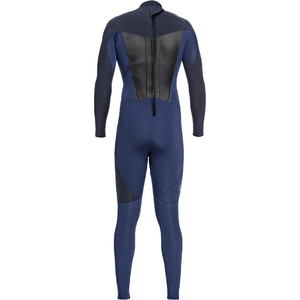 2019 Quiksilver Mens Syncro Series 3/2mm GBS Back Zip Wetsuit Iodine / Slate Blue EQYW103037